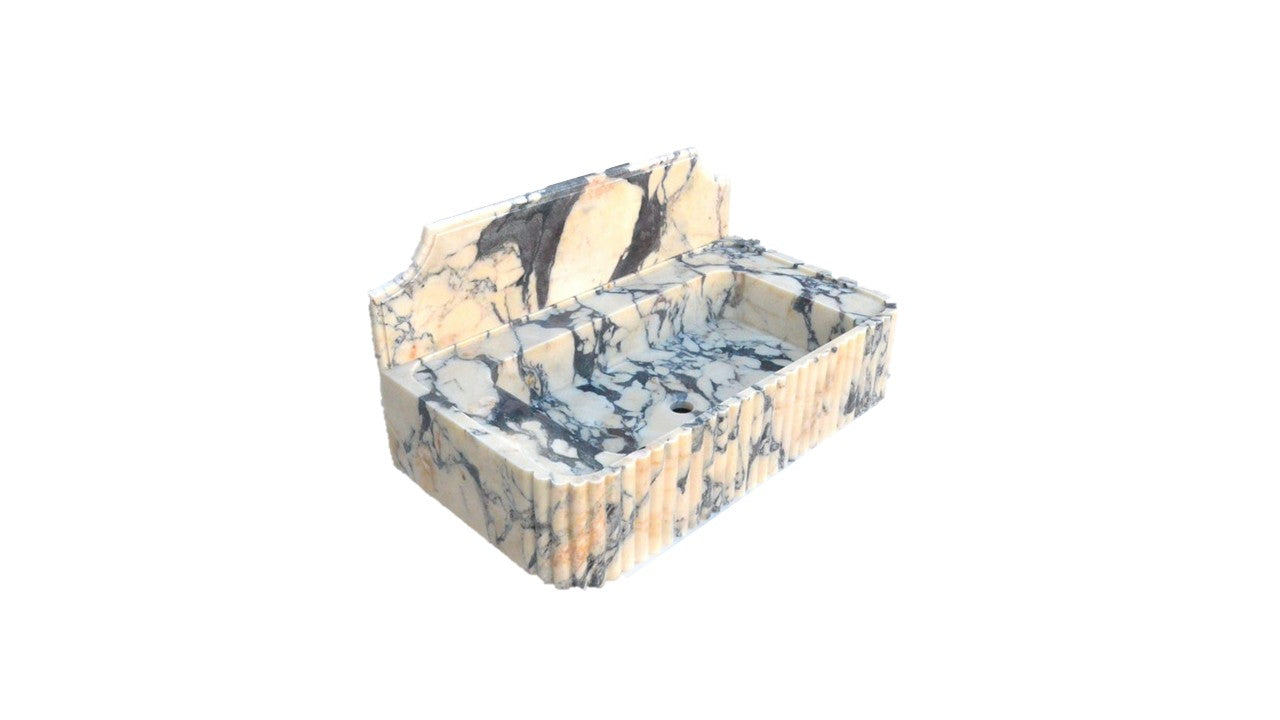 Vægmonteret vask, L90 x B50, Model 4